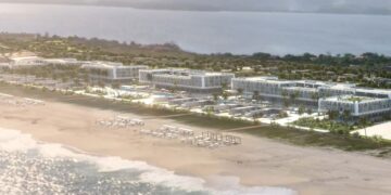 Obras do megacomplexto turístico Maraey começam nessa semana em Maricá. Reprodução / Maraey