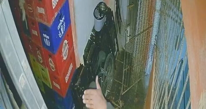 Foto: Imagem de câmeras de segurança